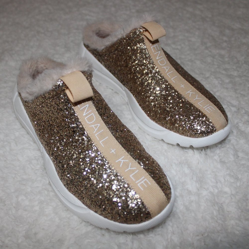 Kendall + Kylie Novak Gold Shoes